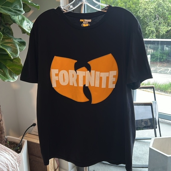 WUTANG FORTNITE BLACK SHORT SLEEVE TEE - Picture 2 of 4